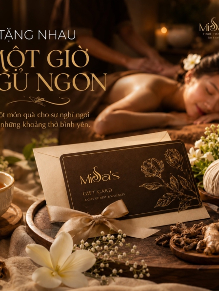 Massage Gội Đầu Thư Giãn Giúp Ngủ Ngon – Tận Hưởng Giấc Ngủ Chất Lượng Cùng MiSa's Spa